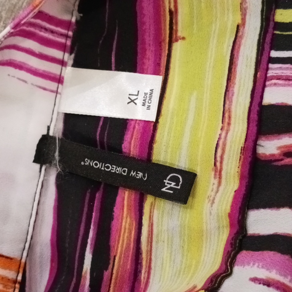 Multi Color Blouse Sz XL - Picture 5 of 7